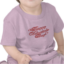 Glückliches Valentinstag-Baby-Hemd