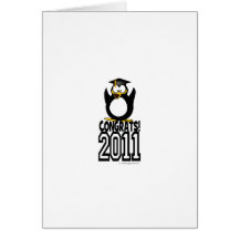 GLÜCKWUNSCH AbschlussPenguin 2011 Grußkarten