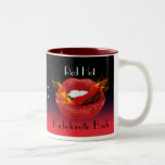 Glühender Bachelorette heftiger Schlag Kaffee Tasse
