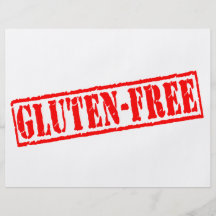 Gluten geben Briefmarke frei Flyerbedruckung