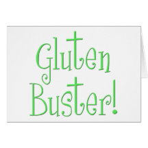 Gluten-Kerl Grußkarte