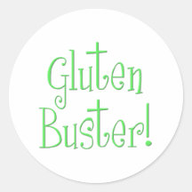 Gluten-Kerl Runde Aufkleber