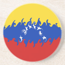 Gnarly Flagge Venezuelas Getränkeuntersetzer
