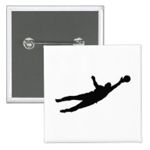 Goalie retten anstecknadelbutton