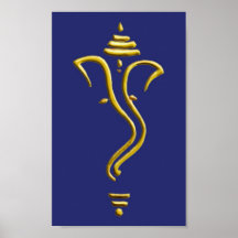 Gold Ganesha II Posterdrucke