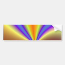 Gold-, Gelb-, Blaues und Lilaabstraktes Licht Auto Sticker