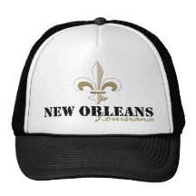 Gold New Orleans Louisiana Netzkappen