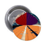 Gold und lila Diamant-Pyramide-Muster 12 Button