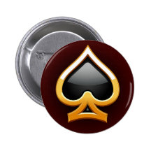 GOLD UND SCHWARZER SPATEN BUTTONS