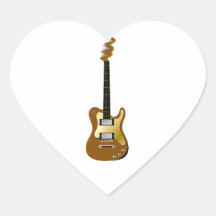 GoldE-Gitarren-Zischenspindelkasten Aufkleber