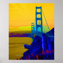 Golden gate bridge #7 poster