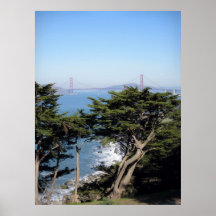 Golden gate bridge posterdrucke
