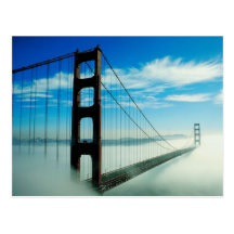 Golden gate bridge postkarten