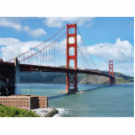 Golden gate bridge und Fort-Punkt in San Francisco Fotofigur