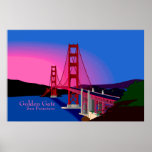 Golden Gate-San Francisco Plakat