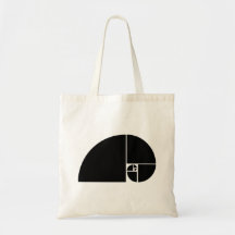 Golden Ratio, Fibonacci Spiral Bags