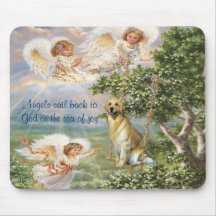 Golden retriever-Engel Mousepad