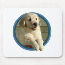 Golden retriever-Welpen-Kunst Mousepads