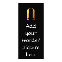 Goldene "3-D" liturgische Stola Werbekarte