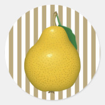 Goldene Birnen-Aufkleber