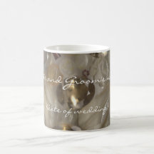 Goldene Edelsteine, die Becher Wedding sind Kaffee Haferl