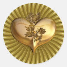 Goldene Jahre Runder Sticker
