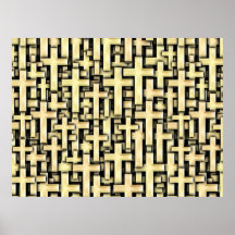 Goldene Kreuze Plakat