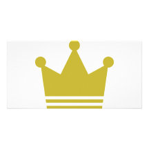 goldene Partykronenikone Bilder Karten
