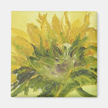 Goldene Sonnenblume Magnete