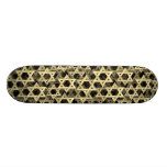 Goldener Davidsstern Bedruckte Skateboarddecks