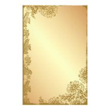 Goldener Garten Personalisierte Druckpapiere