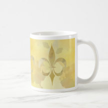Goldener Lilien-Becher Kaffee Tasse