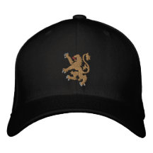 Goldener Löwe gestickter König von Königen Cap Bestickte Caps