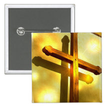 Goldener QuerquadratPin Anstecknadelbuttons