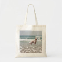 Goldener Retriever-Ozean in der Bewegungs-Taschen-