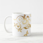 Goldener Schmetterling Tee Tasse