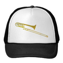 Goldener Trombone Retromütze