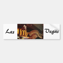 Goldenes Nugget Las Vegass Autoaufkleber