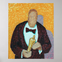 Goldenes Preis-Sieger-Plakat