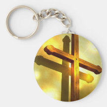 Goldenes QuerKeychain Schlüsselbänder