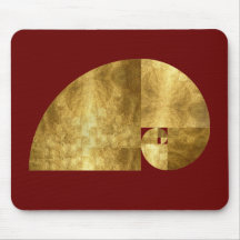 Goldenes Verhältnis, Fibonacci-Spirale Mousepad
