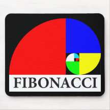 Goldenes Verhältnis, Fibonacci-Spirale Mousepad