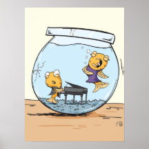 Goldfisch-Oper Plakat