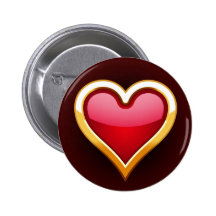 GOLDgerahmtes HERZ Button