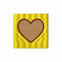 Goldherz-kundenspezifisches mit Monogramm gestickt Polohemd
