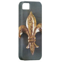 GOLDLilien-KREPP-SILK DRUCK iPhone 5 Hülle