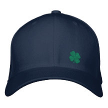 Goldvierblättriges Kleeblatt St. Patricks - KUNDEN Besticktes Baseballcap
