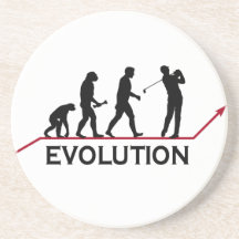 Golf-Evolutions-Untersetzer