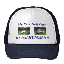 Golf-Hut - besonders angefertigt Retrokultkappen