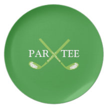 Golf-Party (Gleichheit-T-Stück) Tragen-in der Plat Party Teller